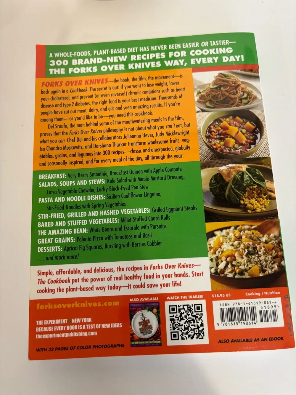 Forks Over Knives The Cookbook - paperback
